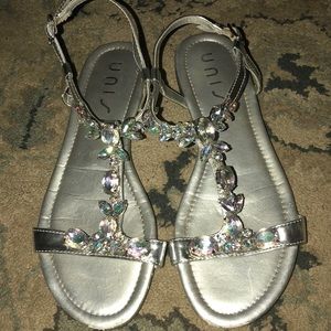 UNISA Silver Sandals
